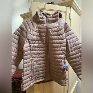 Hooded Columbia Lite Down Jacket